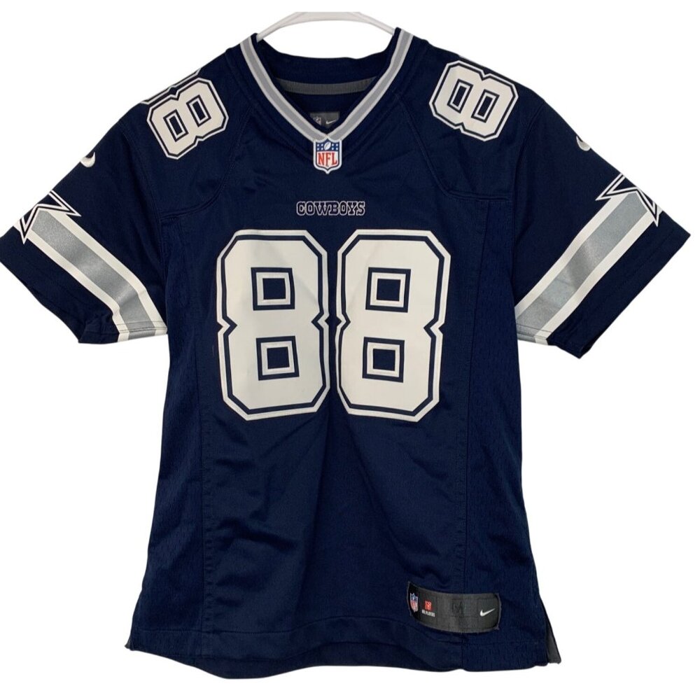 Nike Youth Boys Dallas Cowboys Dez Bryant 88 On-Field Jersey Navy M 10/12 NFL